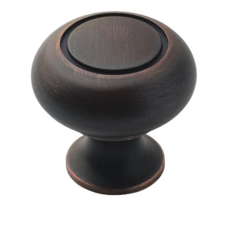Amerock Amerock BP53011ORB Allison Value Hardware Round Knob - Oil Rubbed Bronze BP53011ORB